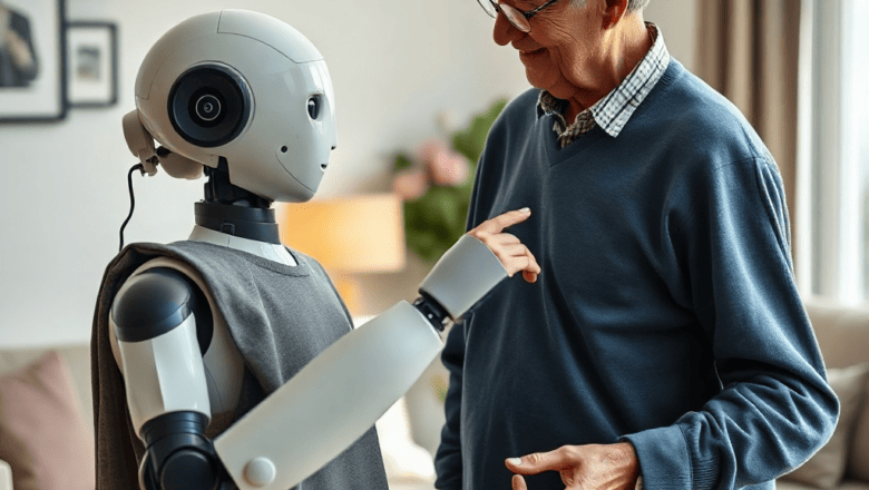 Yaşlı bakım robotları