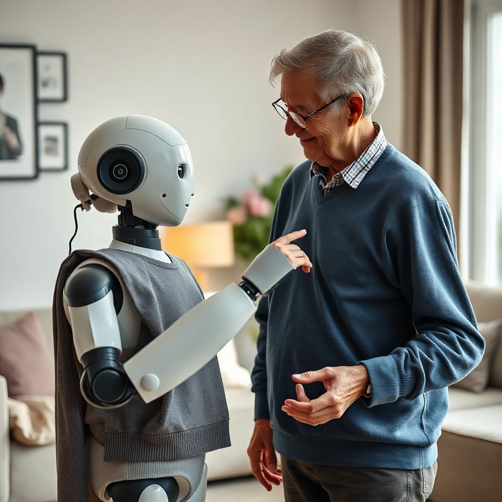 Yaşlı bakım robotları