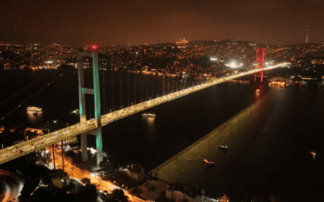 Şehitler Köprüsü Işıklandırması